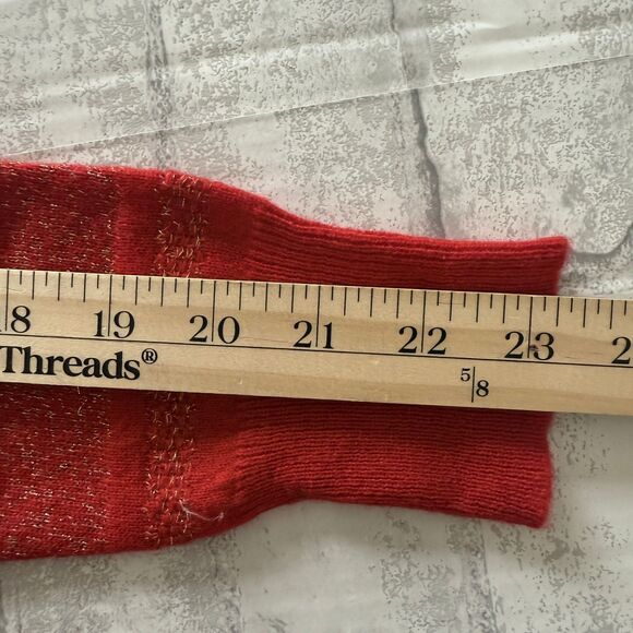 Vineyard Vines 100% Cashmere Red Velvet Shine Stripe Polo Women’s Pullover XXS - Picture 10 of 11